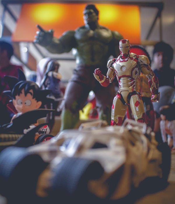 A Marvel Legends action figure collection